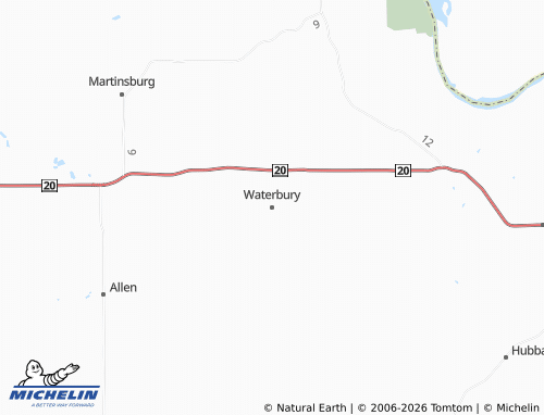 Kaart MICHELIN Waterbury - ViaMichelin