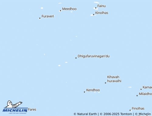 MICHELIN Dhigufaruvinagan'du map - ViaMichelin