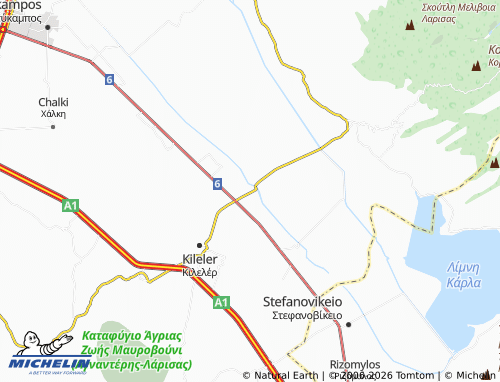 MICHELIN Achilleio map - ViaMichelin