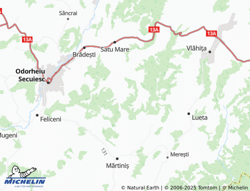 MICHELIN Călugăreni map - ViaMichelin