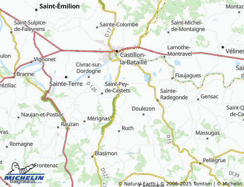 Carte MICHELIN Cazalis - ViaMichelin