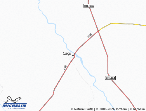 MICHELIN Caçu map - ViaMichelin