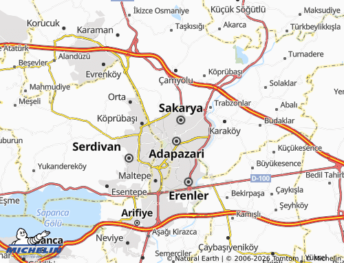 Mappa MICHELIN Kurtuluş - ViaMichelin