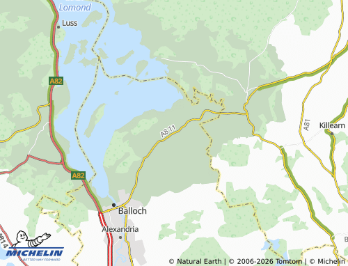 Carte MICHELIN Gartocharn - ViaMichelin