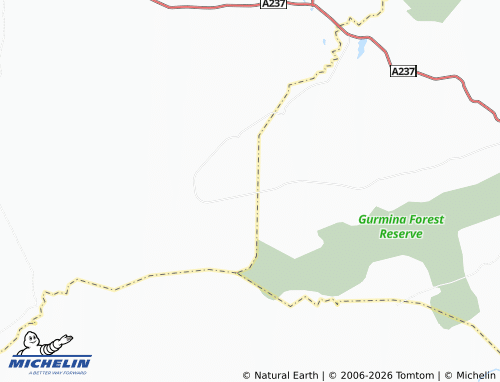Mappa MICHELIN Kufan-Gaza - ViaMichelin