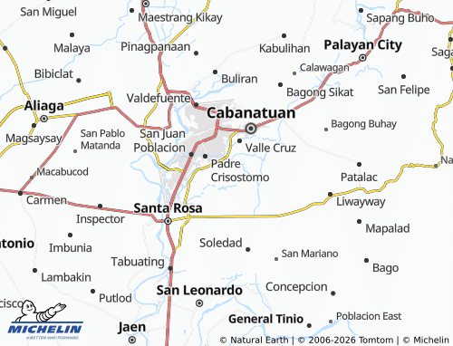 MICHELIN Santa Arcadia map - ViaMichelin
