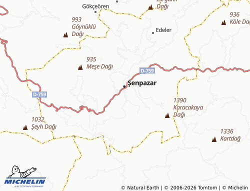 Mappa MICHELIN Dibekli - ViaMichelin