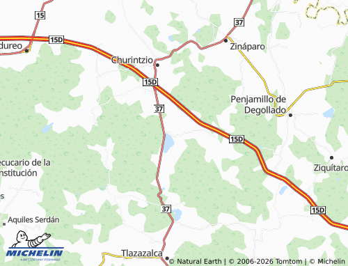 MICHELIN Changuitiro map - ViaMichelin