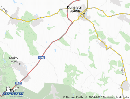 MICHELIN Rakhnivka map - ViaMichelin