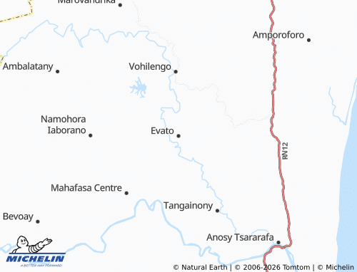 Mappa MICHELIN Evato - ViaMichelin