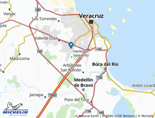 Mapa MICHELIN Puerta Paraíso - ViaMichelin