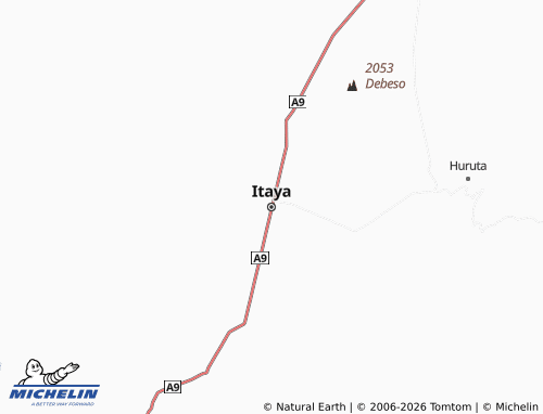 MICHELIN Eteya map - ViaMichelin
