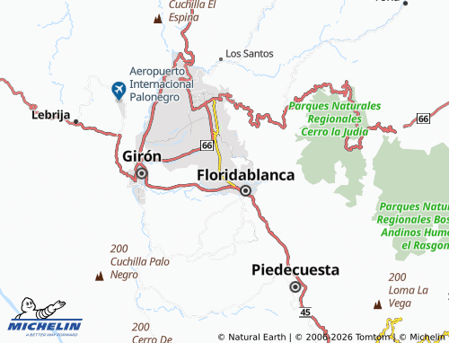 Mappa MICHELIN Ruitoque - ViaMichelin