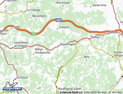 Mappa MICHELIN Bonneval - ViaMichelin