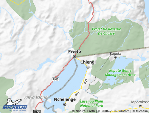 Mappa MICHELIN Pweto - ViaMichelin