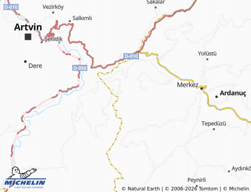 Mappa MICHELIN Gümüşhane - ViaMichelin
