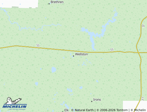 Mappa MICHELIN Wellston - ViaMichelin