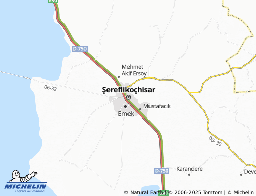 MICHELIN Ekici map - ViaMichelin