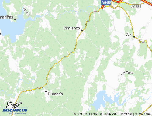 MICHELIN Castrelo (San Martiño) map - ViaMichelin