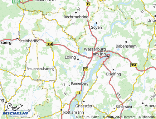 MICHELIN Edling map - ViaMichelin