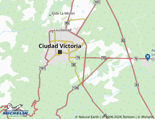 Mapa MICHELIN Viento Huasteco - ViaMichelin