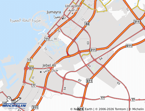 MICHELIN Al Hebiah Fourth map - ViaMichelin