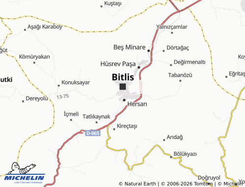 MICHELIN Muştakbaba map - ViaMichelin