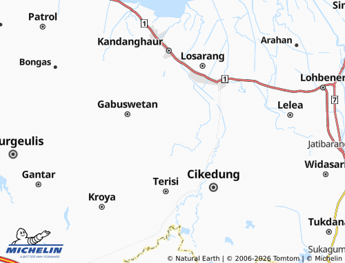 MICHELIN Manggungan map - ViaMichelin