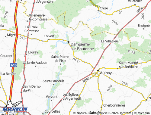 Mapa MICHELIN Saint-Georges-de-Longuepierre - ViaMichelin