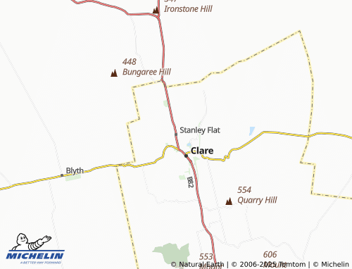 MICHELIN Stanley Flat map - ViaMichelin