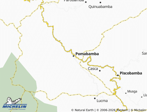 Mapa MICHELIN Pomabamba - ViaMichelin