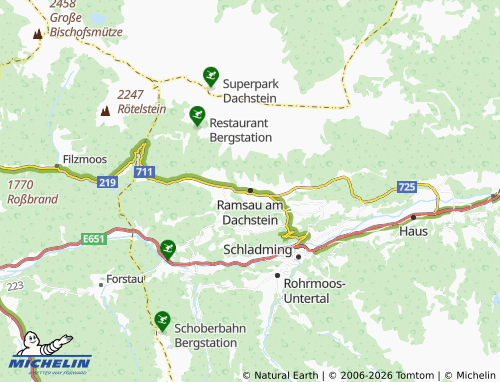 Mappa MICHELIN Ramsau am Dachstein - ViaMichelin