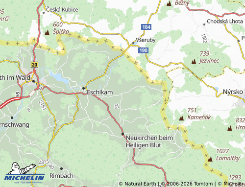 MICHELIN Warzenried map - ViaMichelin