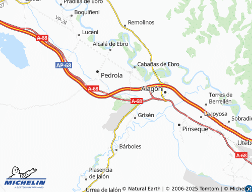 MICHELIN Figueruelas map - ViaMichelin