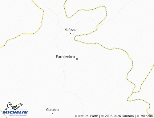 MICHELIN-Landkarte Famienkro - ViaMichelin