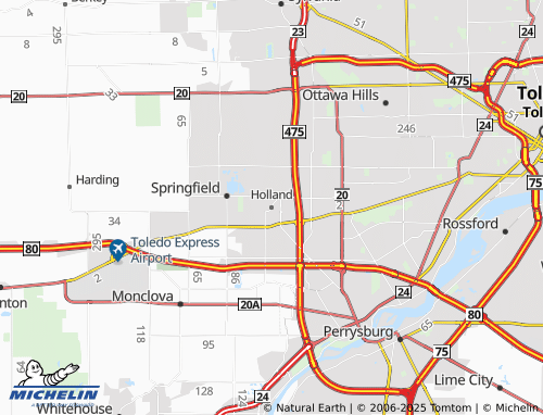 MICHELIN Holland map - ViaMichelin