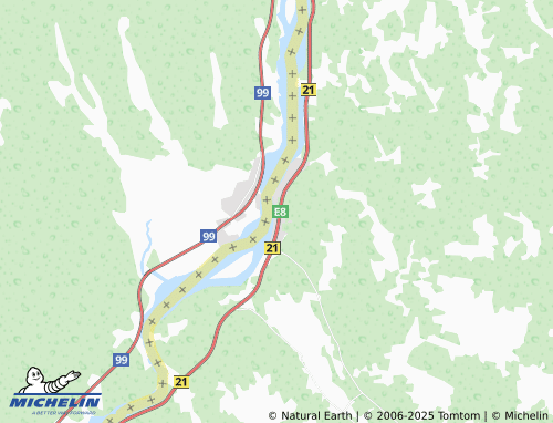 MICHELIN Juoksenki map - ViaMichelin