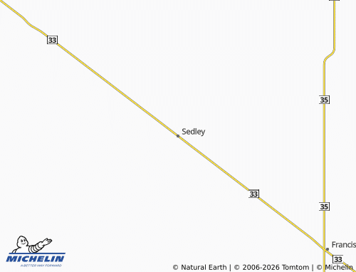 MICHELIN Sedley map - ViaMichelin