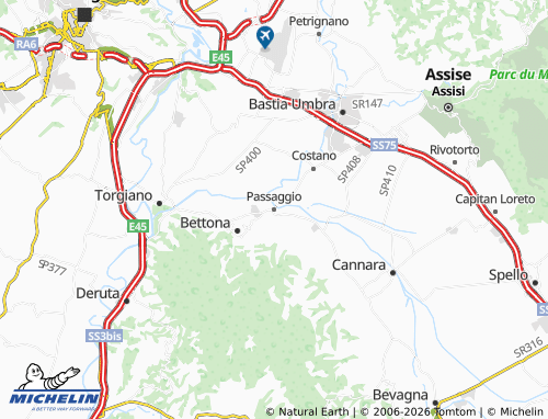 Mapa MICHELIN Passaggio - ViaMichelin