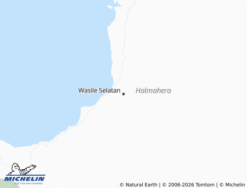 MICHELIN Wasile Selatan map - ViaMichelin