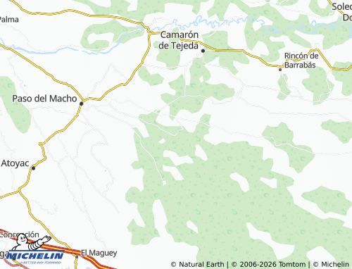 MICHELIN Rincón Grande map - ViaMichelin