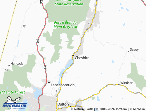 Mappa MICHELIN Cheshire - ViaMichelin