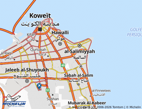 Carte MICHELIN al-Jabiriyyah 12 - ViaMichelin