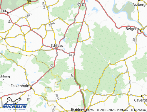 MICHELIN Sitzenroda map - ViaMichelin