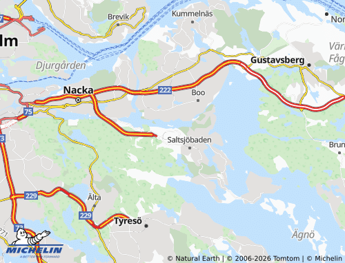 Mapa MICHELIN Fisksätra - ViaMichelin