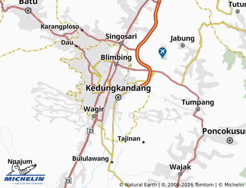 MICHELIN-Landkarte Lesanpuro - ViaMichelin