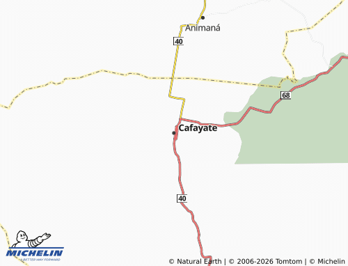 MICHELIN Cafayate map - ViaMichelin