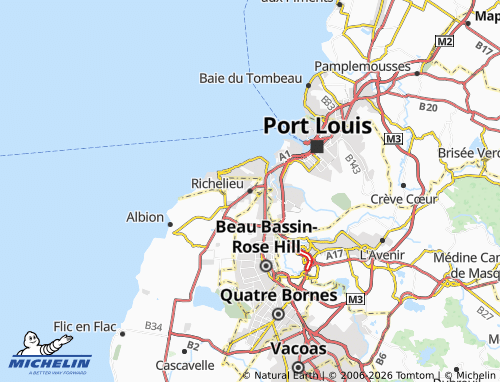 MICHELIN Richelieu map - ViaMichelin