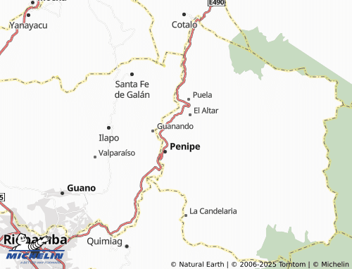 MICHELIN San Antonio de Bayushig map - ViaMichelin
