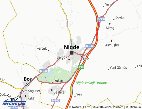 MICHELIN-Landkarte Saruhan - ViaMichelin